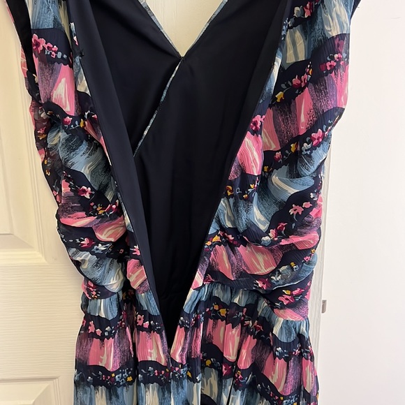 Anna Sui Silk Floral Dress - Picture 7 of 10